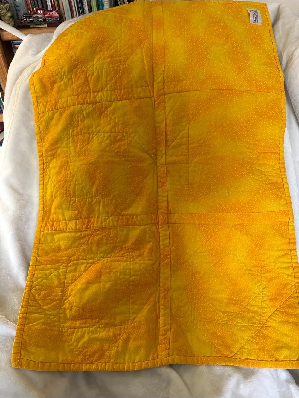 Handmade Multicolor Baby Quilt - Project Linus